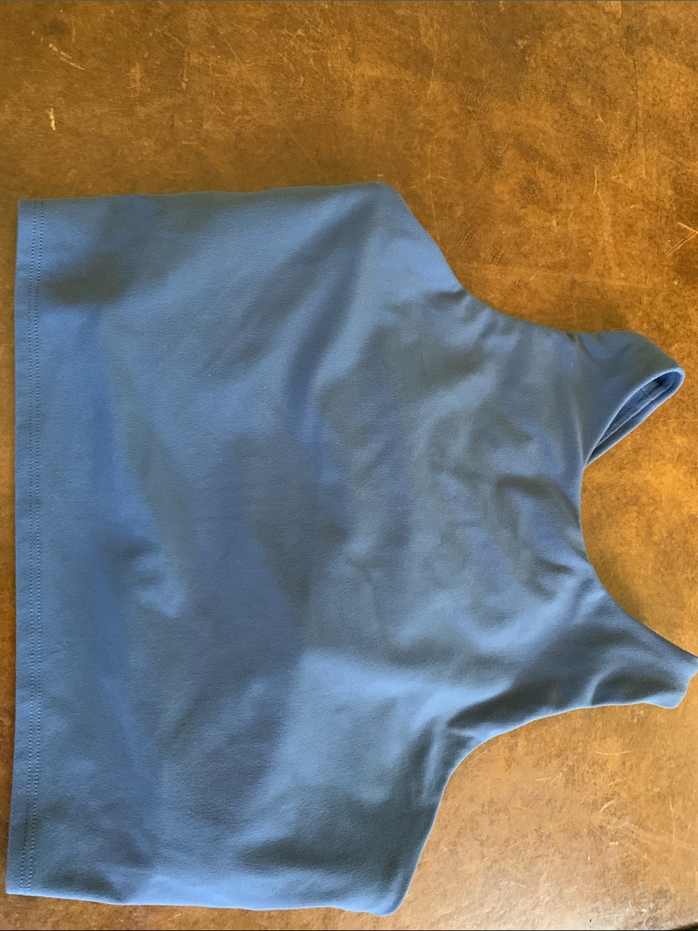 Athleta Blue High-Neck Cropped Tank